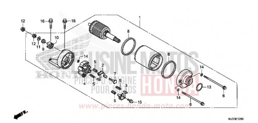 STARTING MOTOR NC750JF de 2015